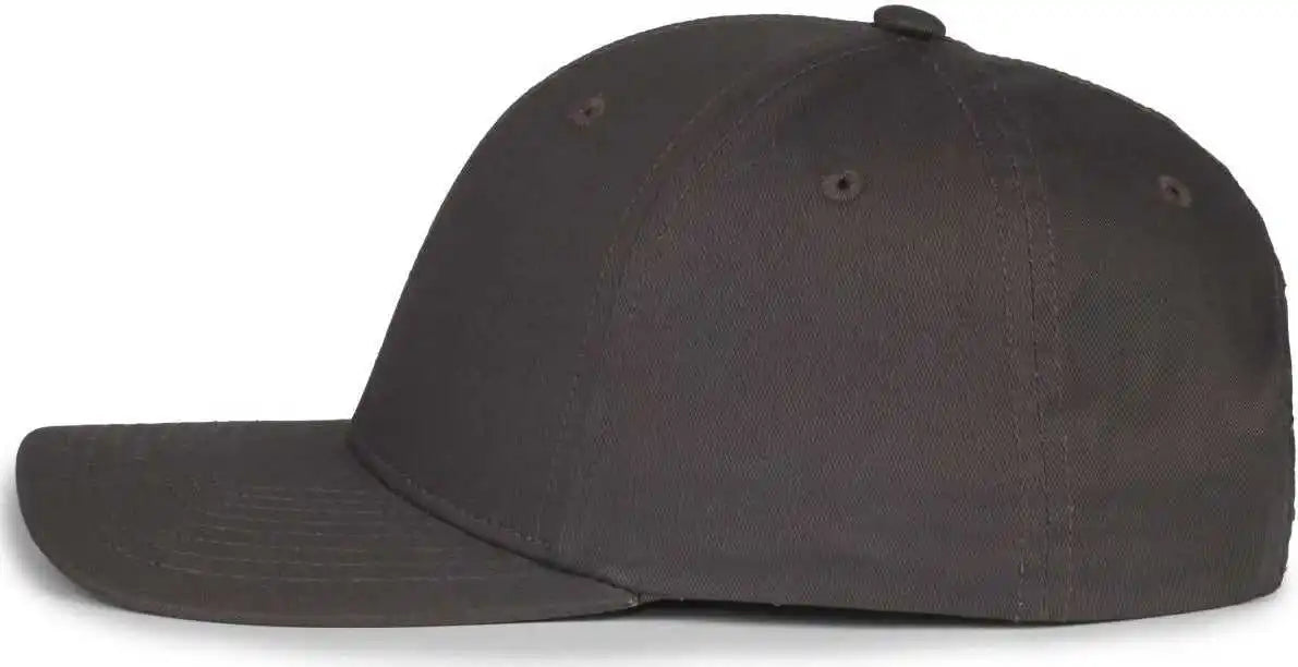 Oc Sports Mb2021 Modern Adjustable Solid Back Cap - Charcoal - Dark Gray / Osfm