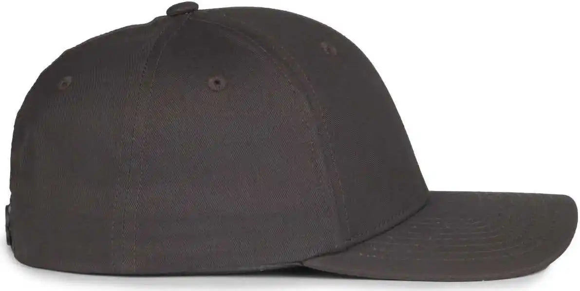 Oc Sports Mb2021 Modern Adjustable Solid Back Cap - Charcoal - Dark Gray / Osfm