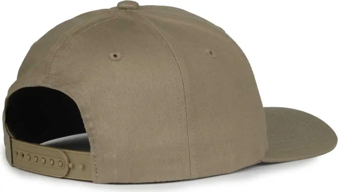 Oc Sports Mb2021 Modern Adjustable Solid Back Cap - Khaki - Osfm