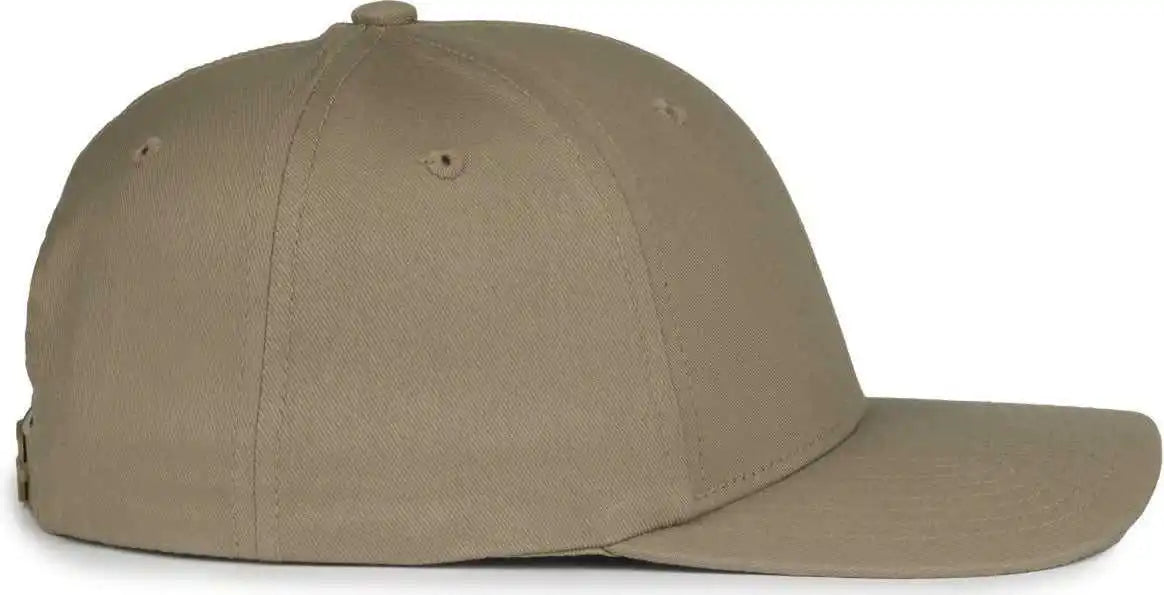 Oc Sports Mb2021 Modern Adjustable Solid Back Cap - Khaki - Osfm