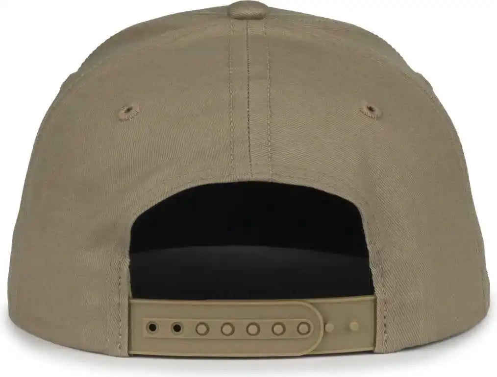 Oc Sports Mb2021 Modern Adjustable Solid Back Cap - Khaki - Osfm