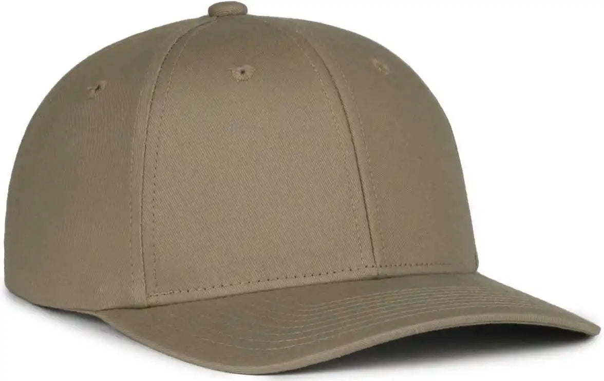 Oc Sports Mb2021 Modern Adjustable Solid Back Cap - Khaki - Osfm