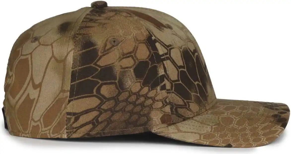 Oc Sports Mb2021camo Modern Camo Adjustable Solid Back Cap - Kryptek Highlander - Osfm