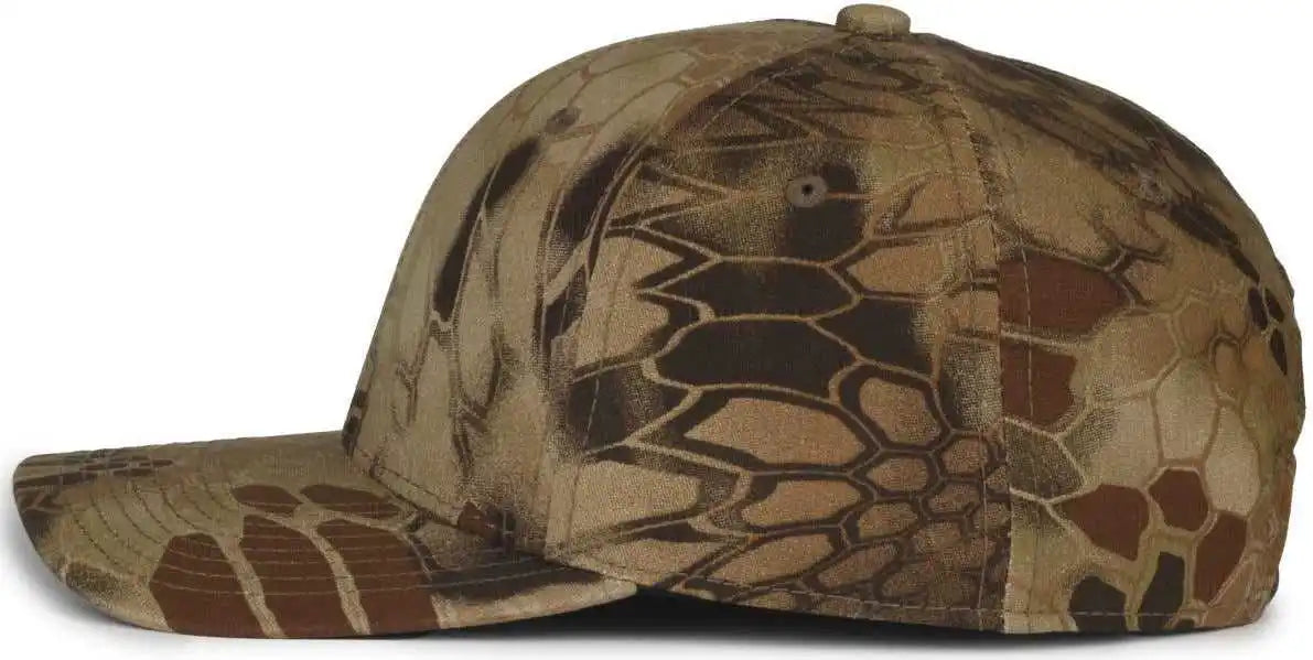 Oc Sports Mb2021camo Modern Camo Adjustable Solid Back Cap - Kryptek Highlander - Osfm