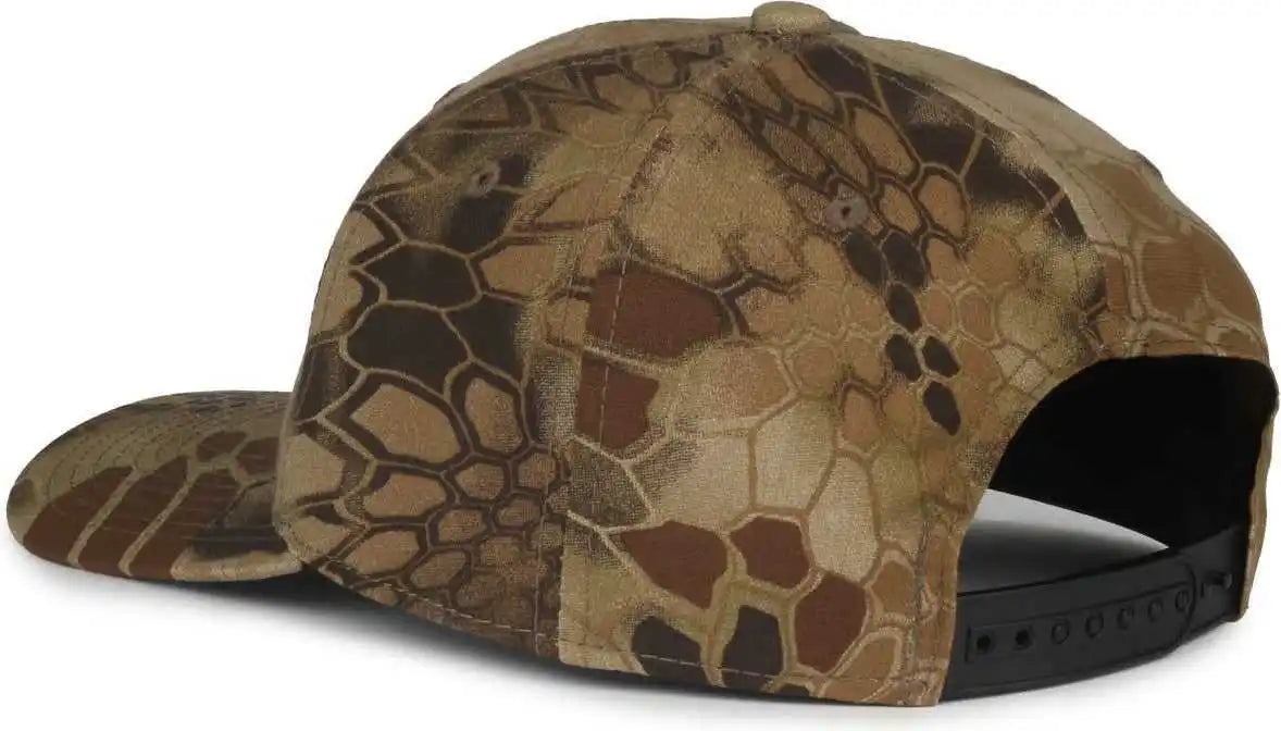Oc Sports Mb2021camo Modern Camo Adjustable Solid Back Cap - Kryptek Highlander - Osfm