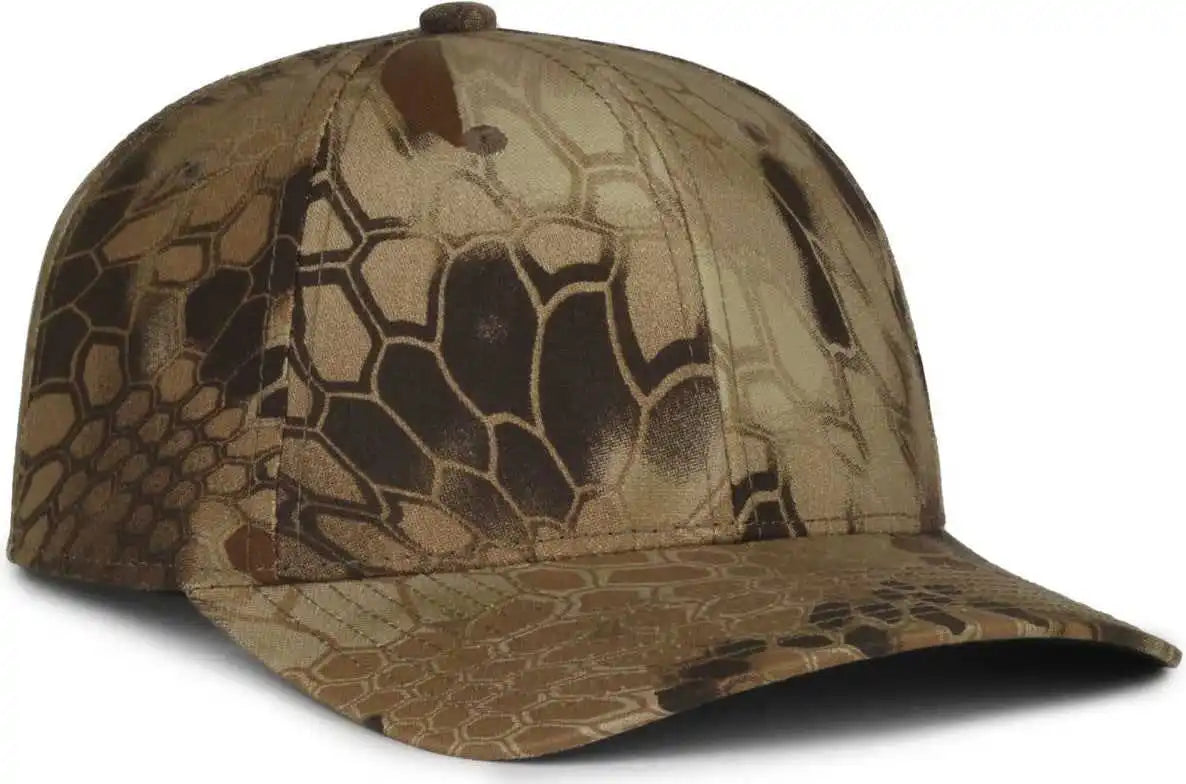 Oc Sports Mb2021camo Modern Camo Adjustable Solid Back Cap - Kryptek Highlander - Osfm
