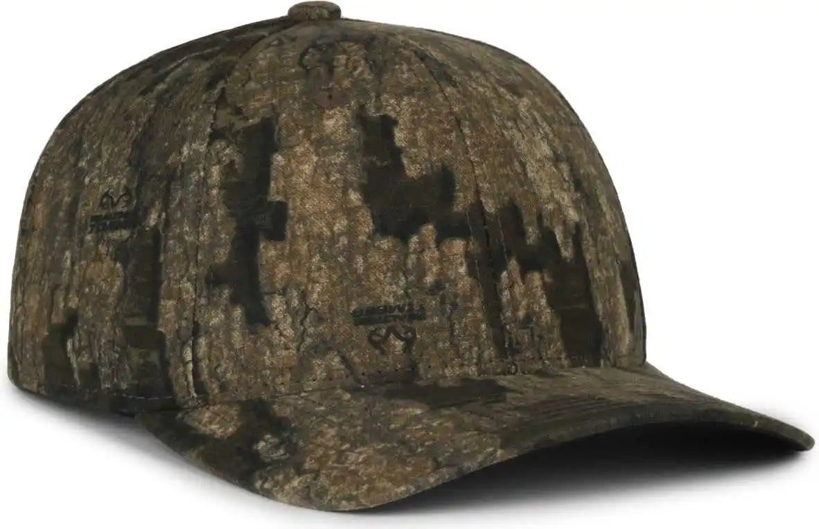 Oc Sports Mb2021camo Modern Camo Adjustable Solid Back Cap - Rt Timber - Osfm