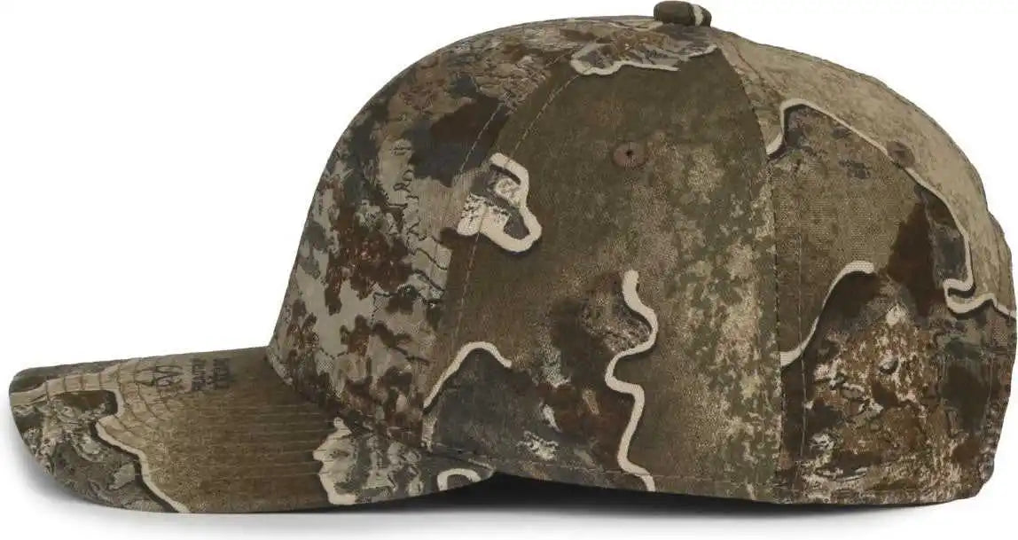 Oc Sports Mb2021camo Modern Camo Adjustable Solid Back Cap - Rt Excape - Osfm
