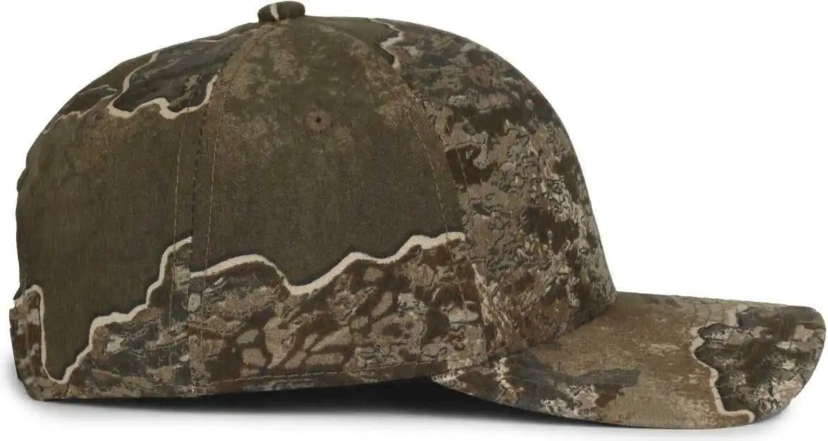 Oc Sports Mb2021camo Modern Camo Adjustable Solid Back Cap - Rt Excape - Osfm