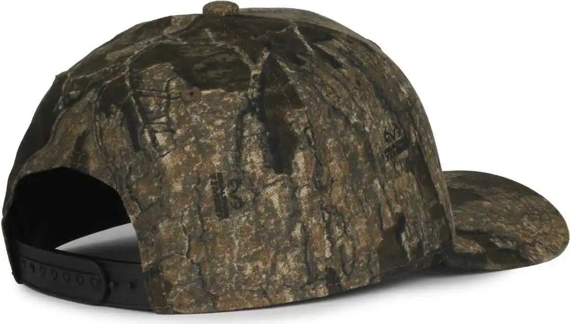 Oc Sports Mb2021camo Modern Camo Adjustable Solid Back Cap - Rt Timber - Osfm