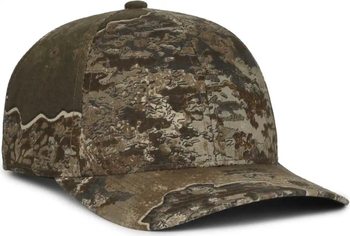 Oc Sports Mb2021camo Modern Camo Adjustable Solid Back Cap - Rt Excape - Osfm