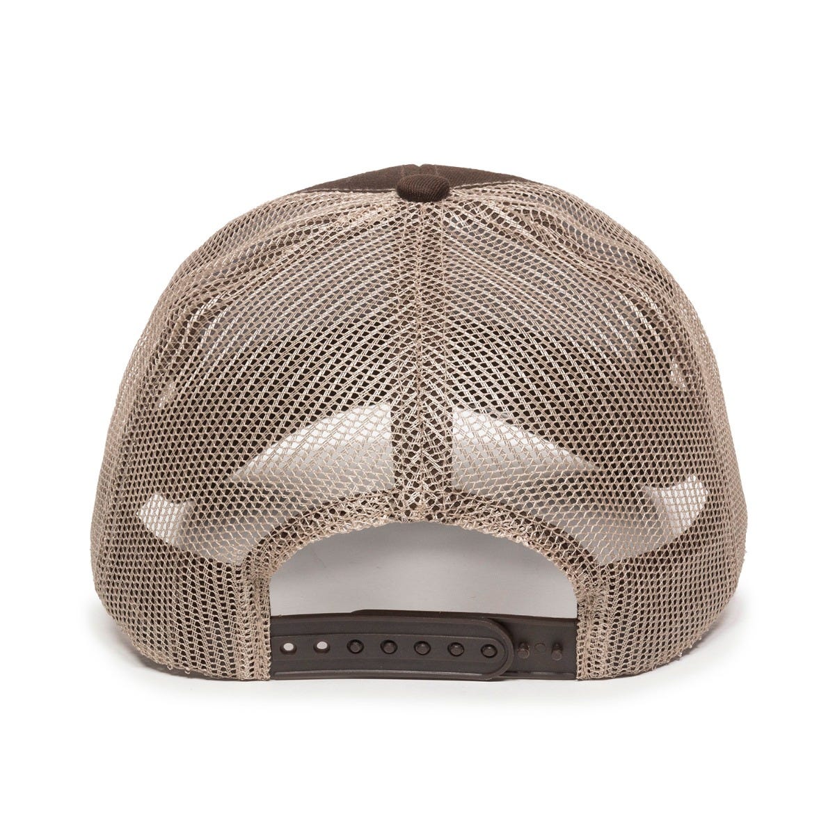 Oc Sports Mbw-600 Team Adjustable Mesh Back Ball Cap - Brown Khaki