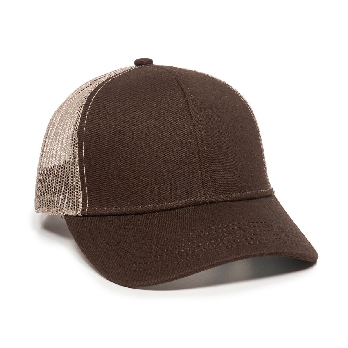 Oc Sports Mbw-600 Team Adjustable Mesh Back Ball Cap - Brown Khaki