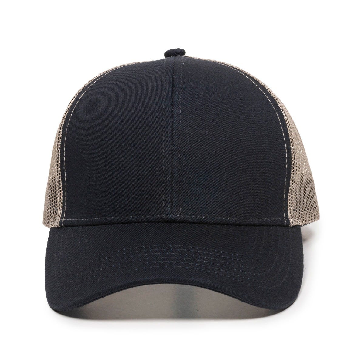 Oc Sports Mbw-600 Team Adjustable Mesh Back Ball Cap - Navy Khaki