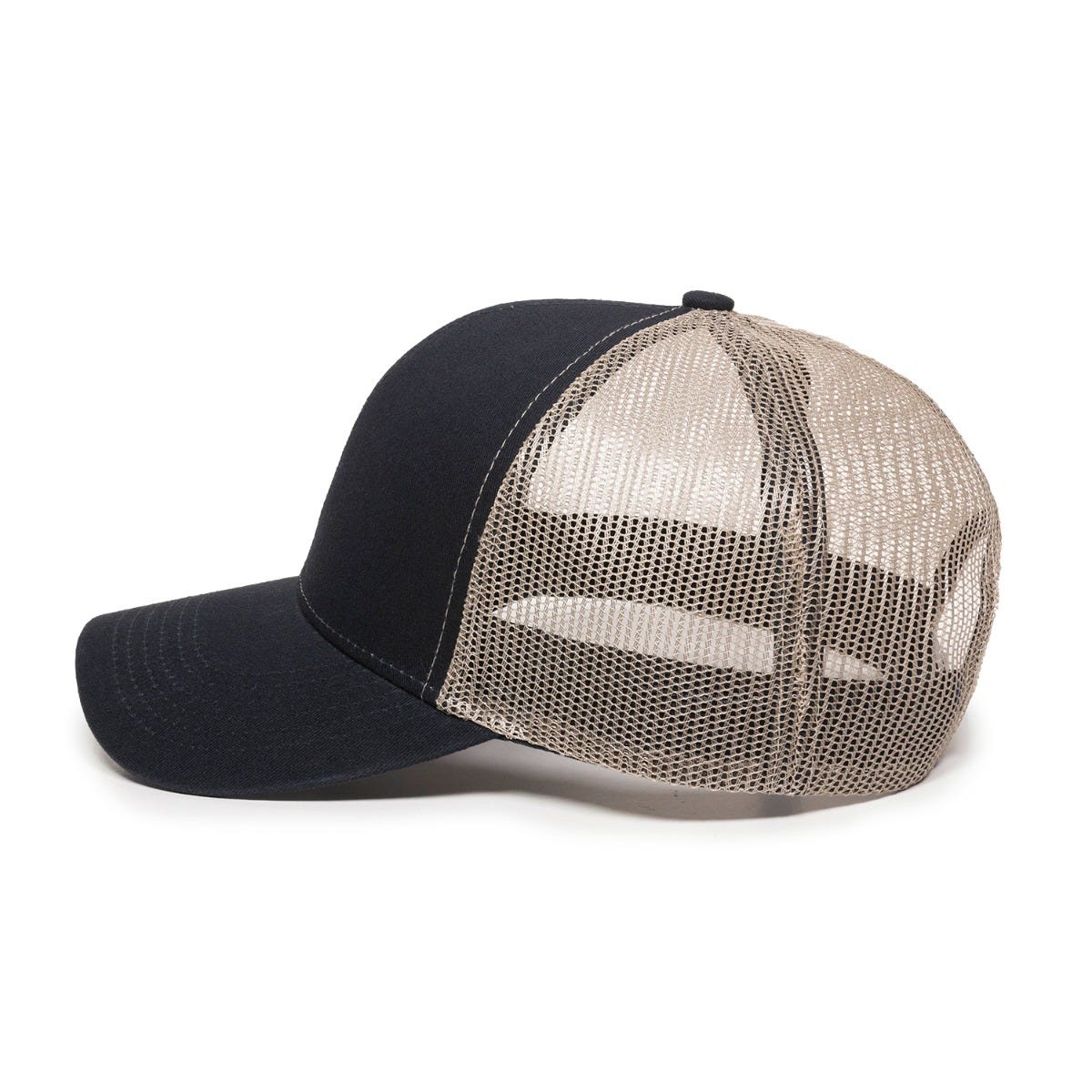 Oc Sports Mbw-600 Team Adjustable Mesh Back Ball Cap - Navy Khaki