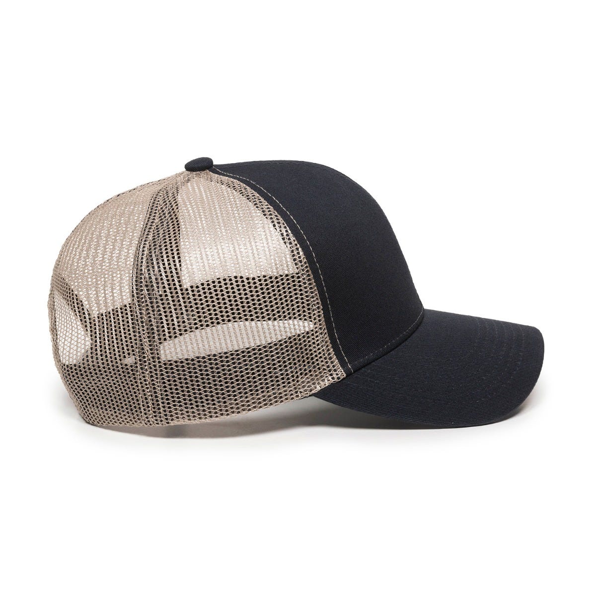 Oc Sports Mbw-600 Team Adjustable Mesh Back Ball Cap - Navy Khaki