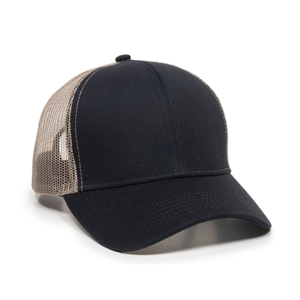 Oc Sports Mbw-600 Team Adjustable Mesh Back Ball Cap - Navy Khaki