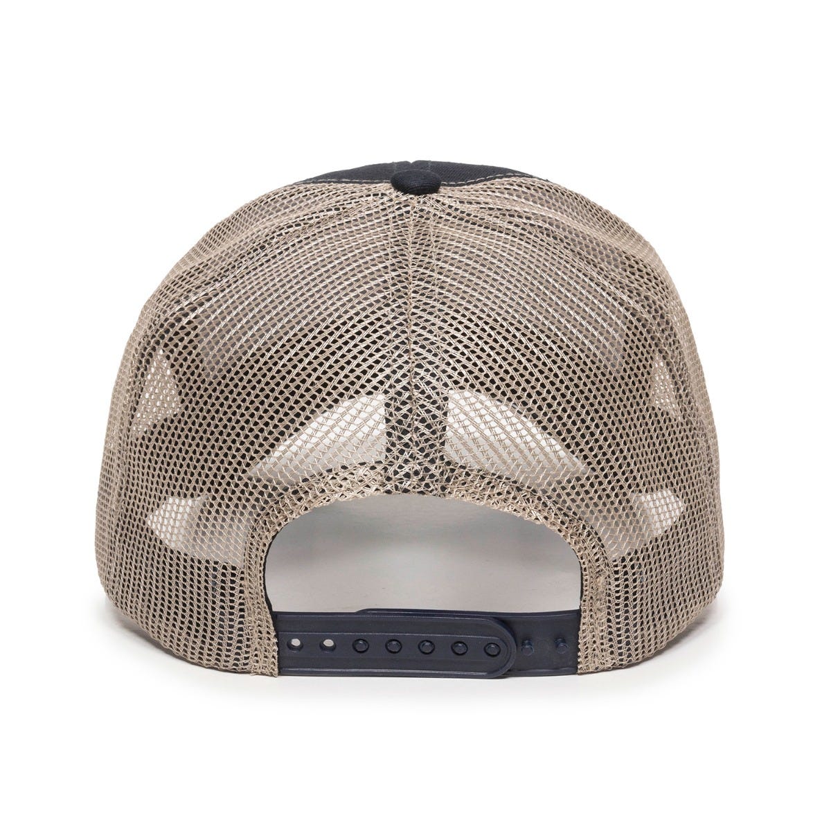 Oc Sports Mbw-600 Team Adjustable Mesh Back Ball Cap - Navy Khaki