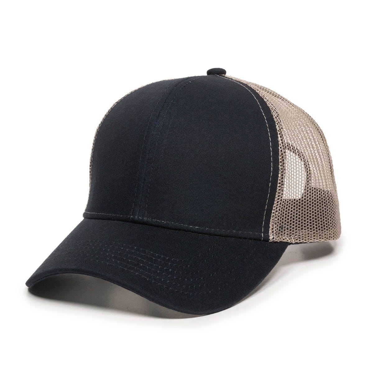 Oc Sports Mbw-600 Team Adjustable Mesh Back Ball Cap - Navy Khaki