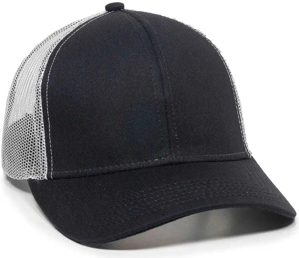 Oc Sports Mbw-600 Team Adjustable Mesh Back Ball Cap - Navy White - 6 7/8’’ - 7 1/2’’