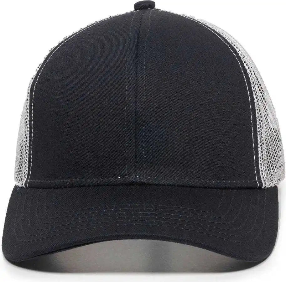 Oc Sports Mbw-600 Team Adjustable Mesh Back Ball Cap - Navy White - 6 7/8’’ - 7 1/2’’