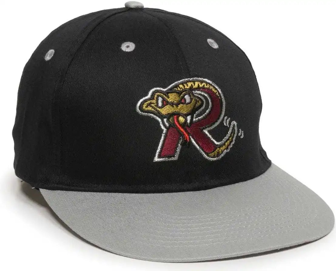Oc Sports Min-253 Minor League Replica Caps - Wisconsin Timber Rattlers - Black Gray / 6 3/8’’ - 7’’