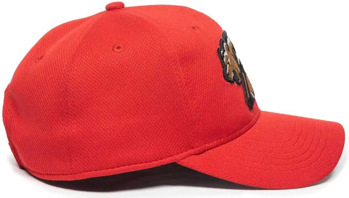 Oc Sports Min-350 Milb Replica Polyester Baseball Cap - Fresno-grizzlies Red