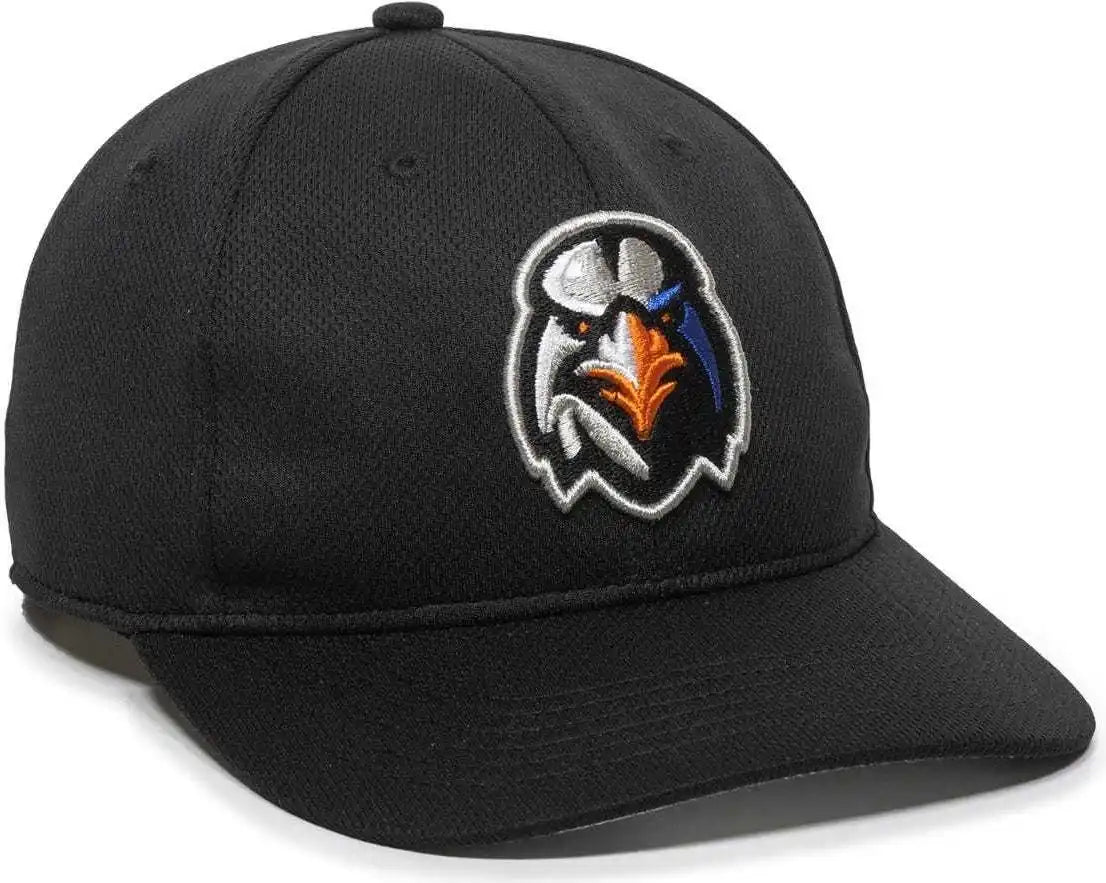 Oc Sports Min-350 Milb Replica Polyester Baseball Cap - Aberdeen Ironbirds Black - 6 3/8’’ - 7’’