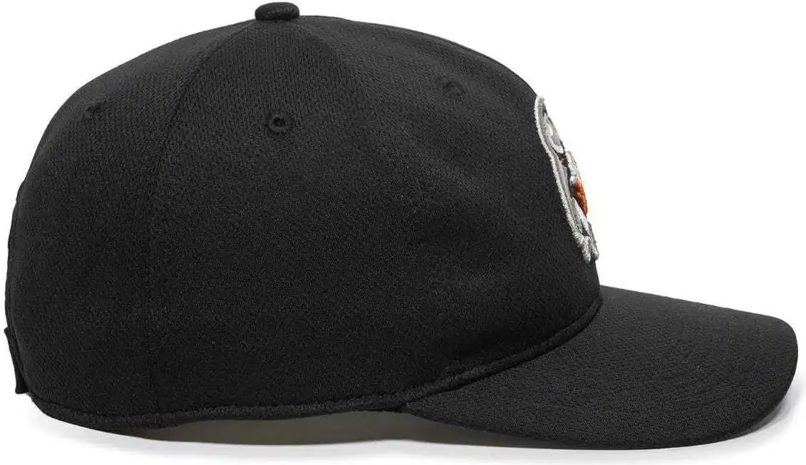 Oc Sports Min-350 Milb Replica Polyester Baseball Cap - Aberdeen Ironbirds Black