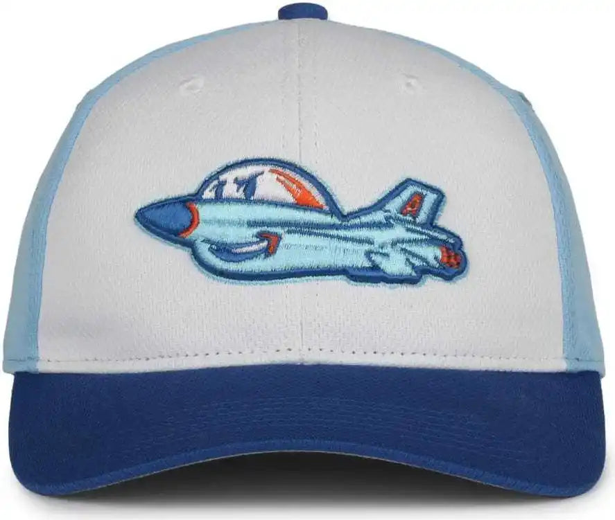 Oc Sports Min-350 Milb Replica Polyester Baseball Cap - Aberdeen Ironbirds Light Blue