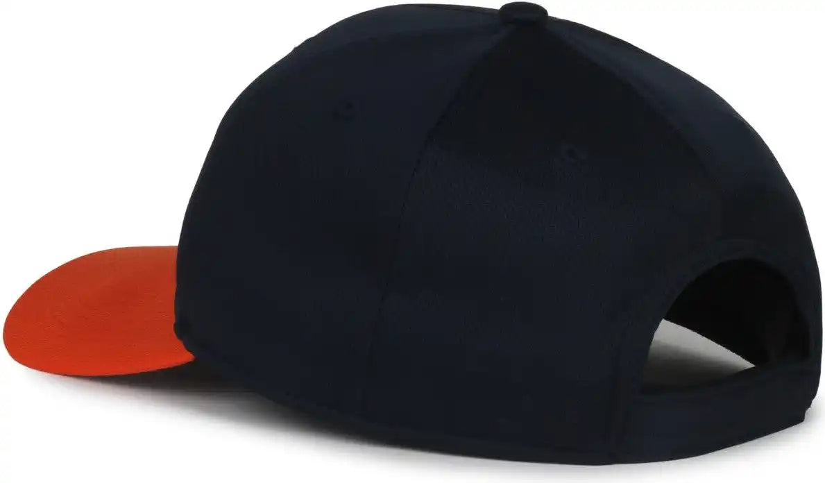 Oc Sports Min-350 Milb Replica Polyester Baseball Cap - Bowling Green Hot Rods Navy Orange
