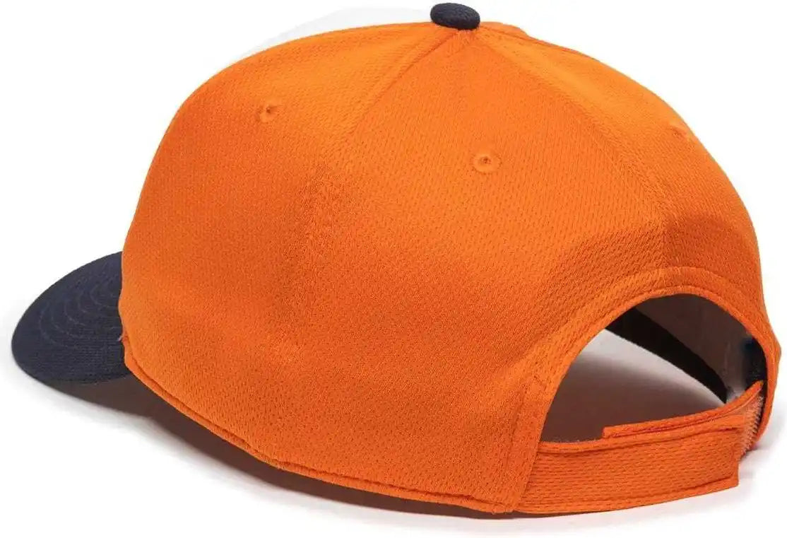 Oc Sports Min-350 Milb Replica Polyester Baseball Cap - Bowling Green Hot Rods White Orange