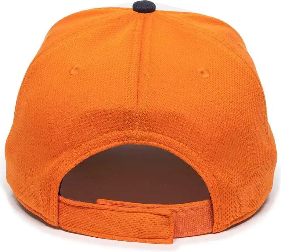 Oc Sports Min-350 Milb Replica Polyester Baseball Cap - Bowling Green Hot Rods White Orange