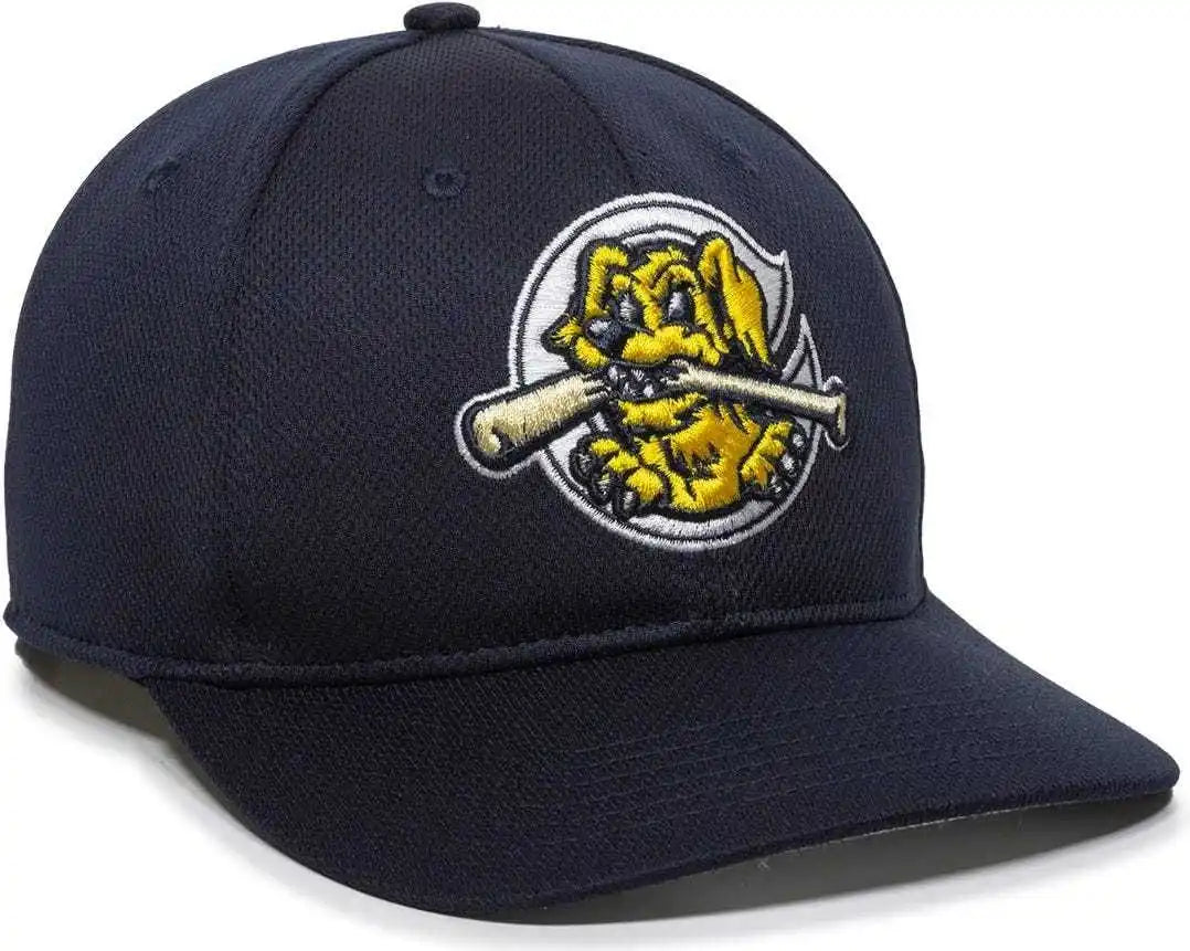Oc Sports Min-350 Milb Replica Polyester Baseball Cap - Charleston Riverdogs Navy - 6 3/8’’ - 7’’