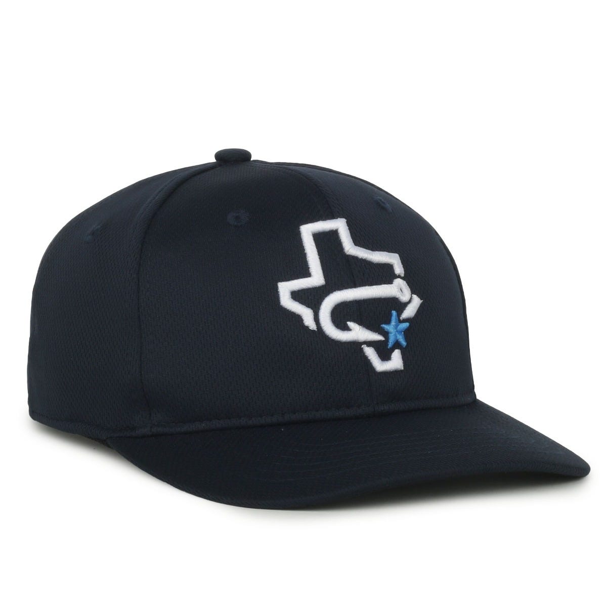 Oc Sports Min-350 Milb Replica Polyester Baseball Cap - Corpus Christi Hooks Navy 2cch