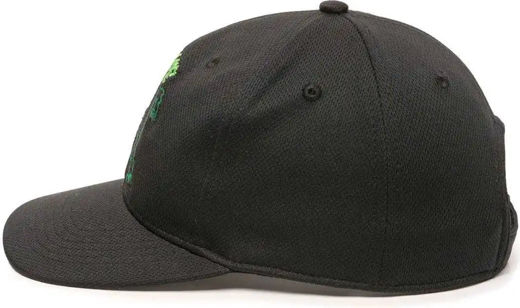Oc Sports Min-350 Milb Replica Polyester Baseball Cap - Eugene Emeralds Black