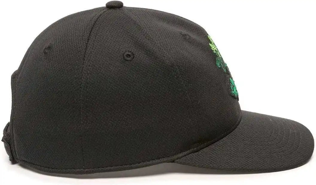 Oc Sports Min-350 Milb Replica Polyester Baseball Cap - Eugene Emeralds Black