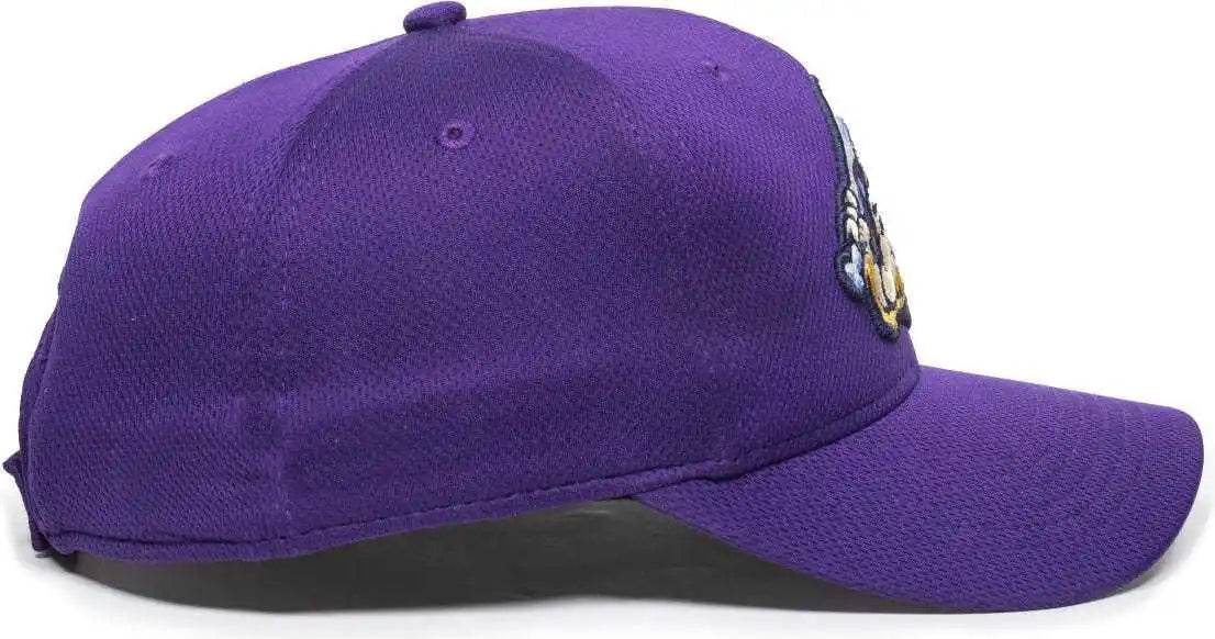 Oc Sports Min-350 Milb Replica Polyester Baseball Cap - Fort Myers Mighty Mussels Purple 2fy