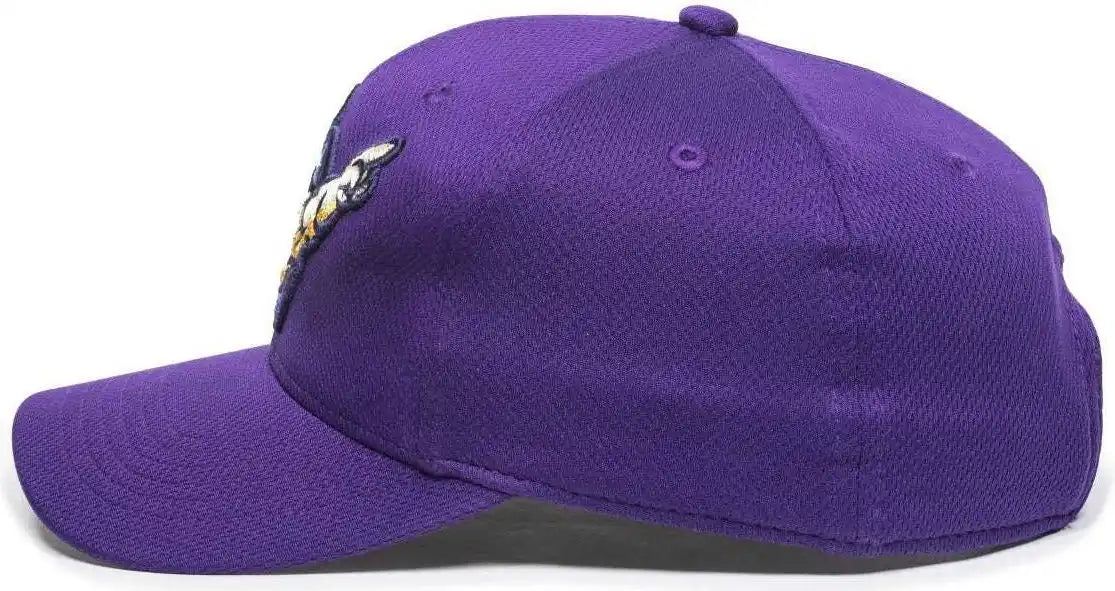 Oc Sports Min-350 Milb Replica Polyester Baseball Cap - Fort Myers Mighty Mussels Purple 2fy