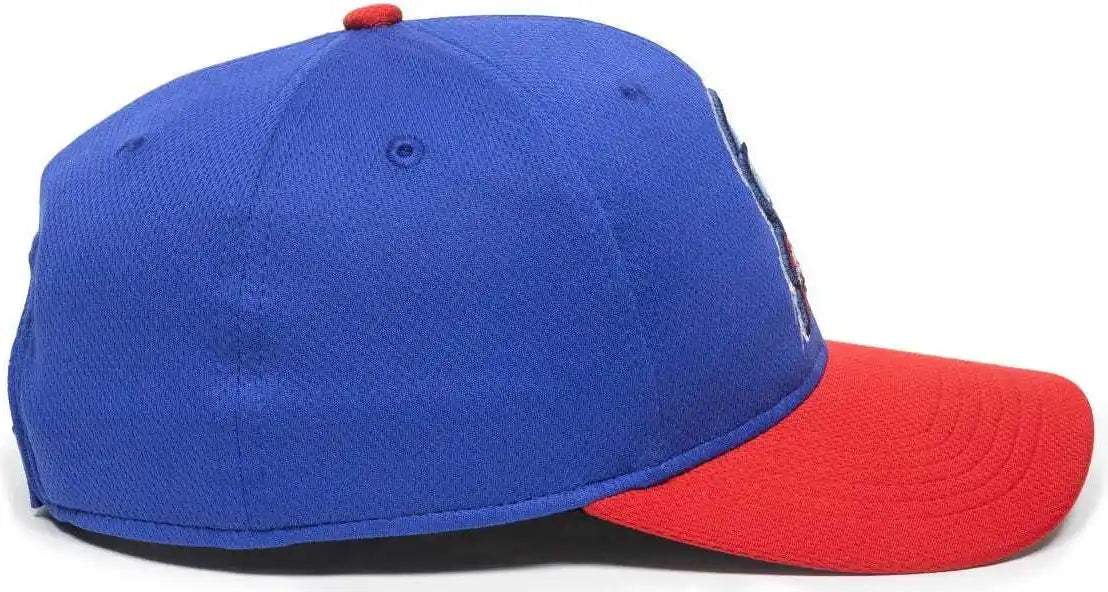 Oc Sports Min-350 Milb Replica Polyester Baseball Cap - Kannapolis Cannon Ballers Royal Red