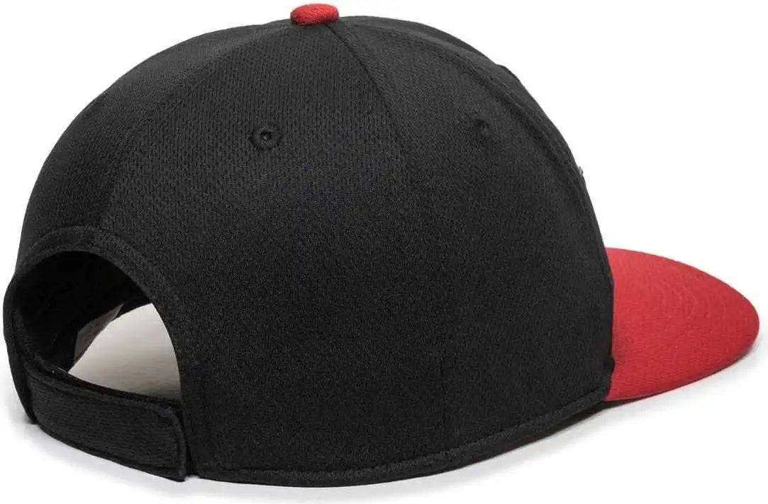 Oc Sports Min-350 Milb Replica Polyester Baseball Cap - Lake Elsinore Storm Black Red 2leh