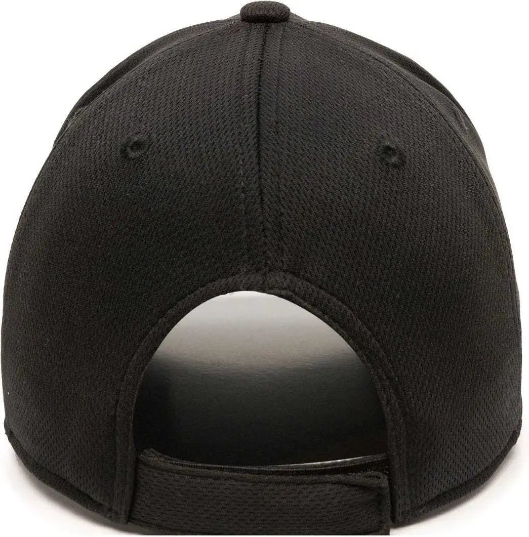 Oc Sports Min-350 Milb Replica Polyester Baseball Cap - Lansing Lugnuts - Black / 6 3/8’’ - 7’’