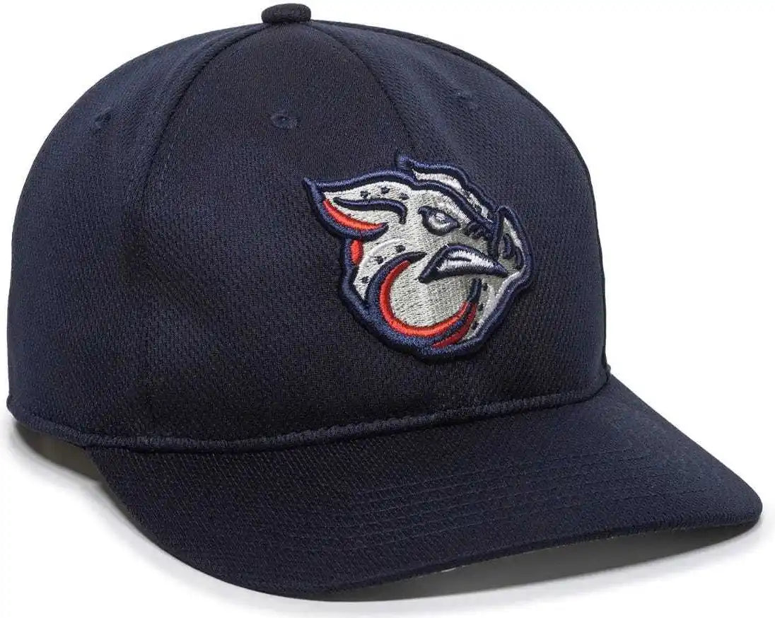 Oc Sports Min-350 Milb Replica Polyester Baseball Cap - Lehigh Valley Ironpigs - Navy / 6 3/8’’ - 7’’
