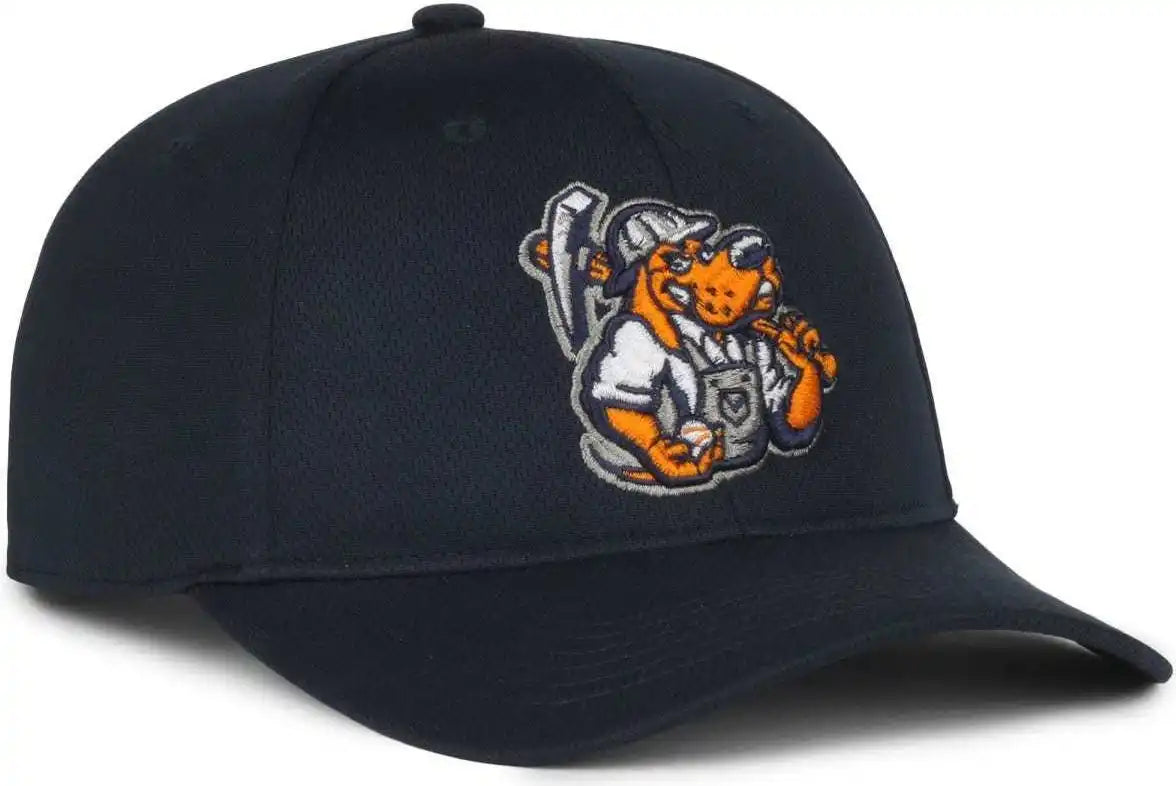 Oc Sports Min-350 Milb Replica Polyester Baseball Cap - Midland Rockhounds Navy - 6 3/8’’ - 7’’