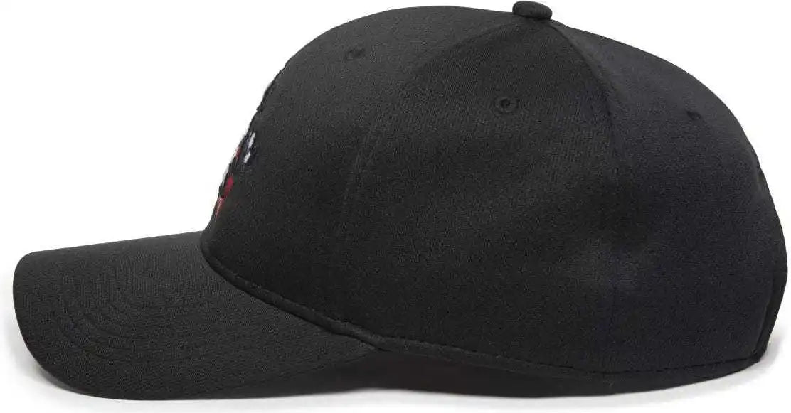 Oc Sports Min-350 Milb Replica Polyester Baseball Cap - Rocket City Trash Pandas Black 2rctp