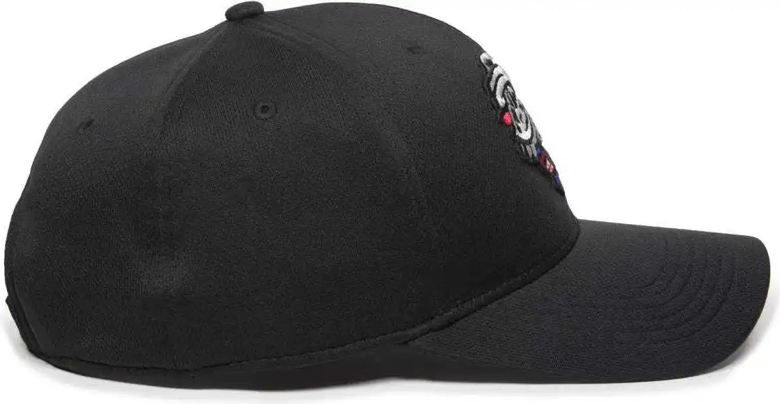 Oc Sports Min-350 Milb Replica Polyester Baseball Cap - Rocket City Trash Pandas Black 2rctp