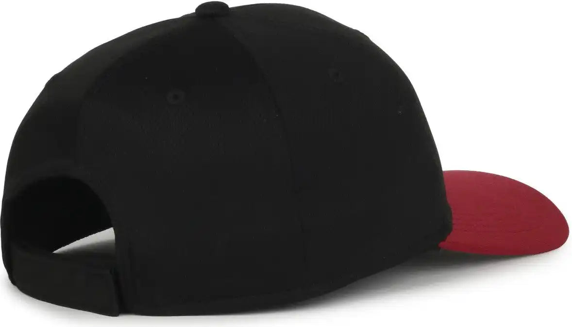 Oc Sports Min-350 Milb Replica Polyester Baseball Cap - Sacramento River Cats Black Brick 2srh