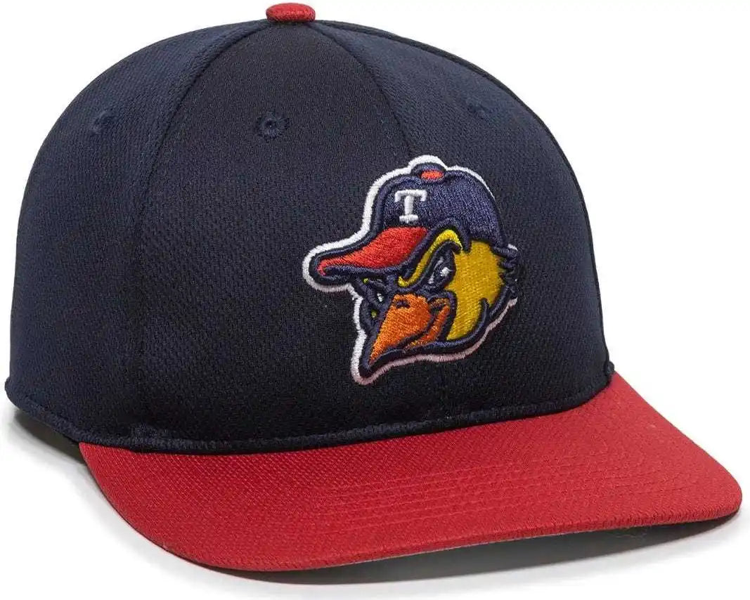 Oc Sports Min-350 Milb Replica Polyester Baseball Cap - Toledo Mud Hens - Navy Red / 6 3/8’’ - 7’’