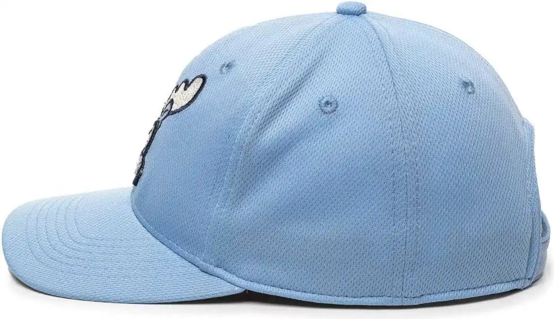 Oc Sports Min-350 Milb Replica Polyester Baseball Cap - Wilmington Blue Rocks Columbia