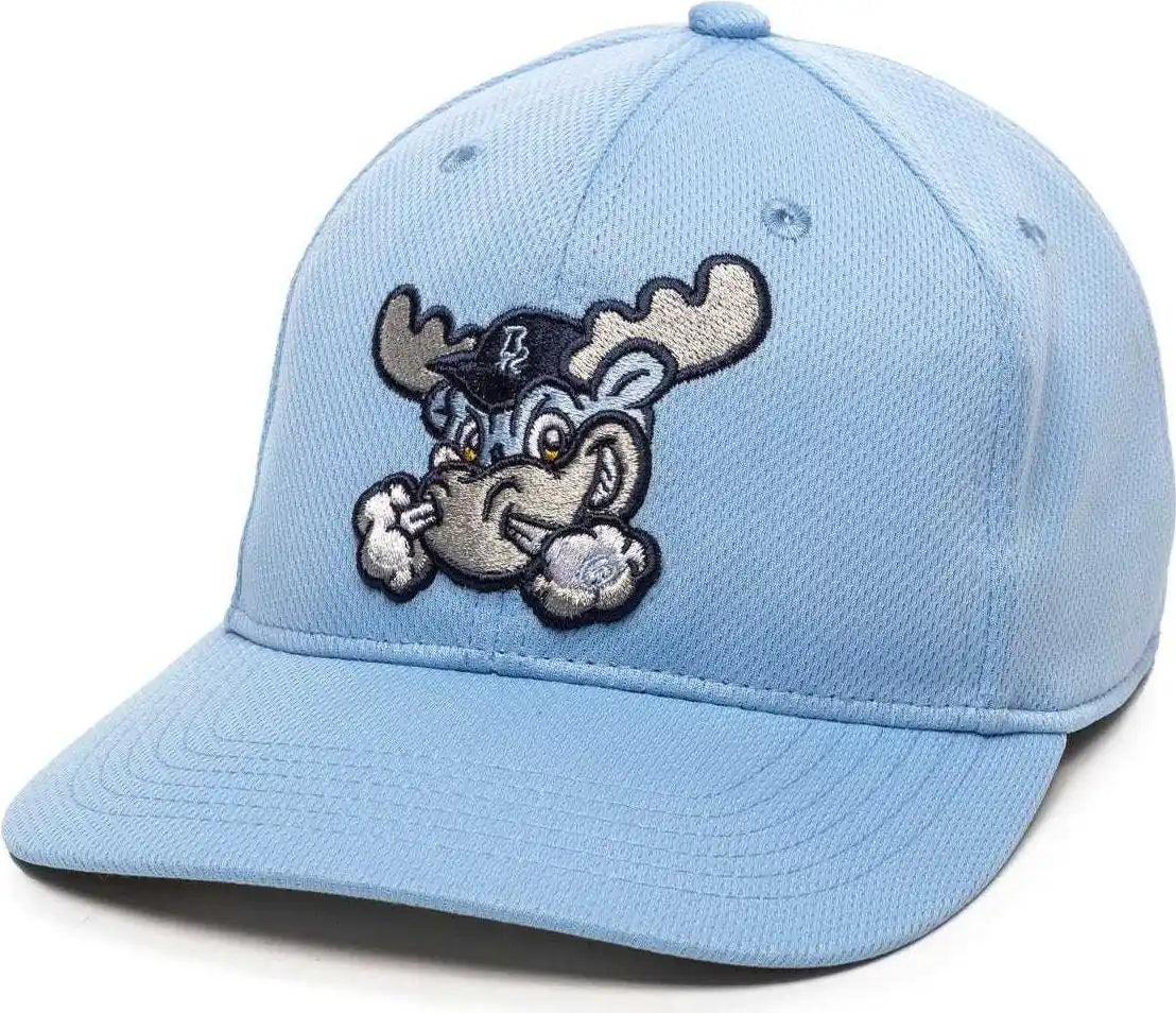 Oc Sports Min-350 Milb Replica Polyester Baseball Cap - Wilmington Blue Rocks Columbia